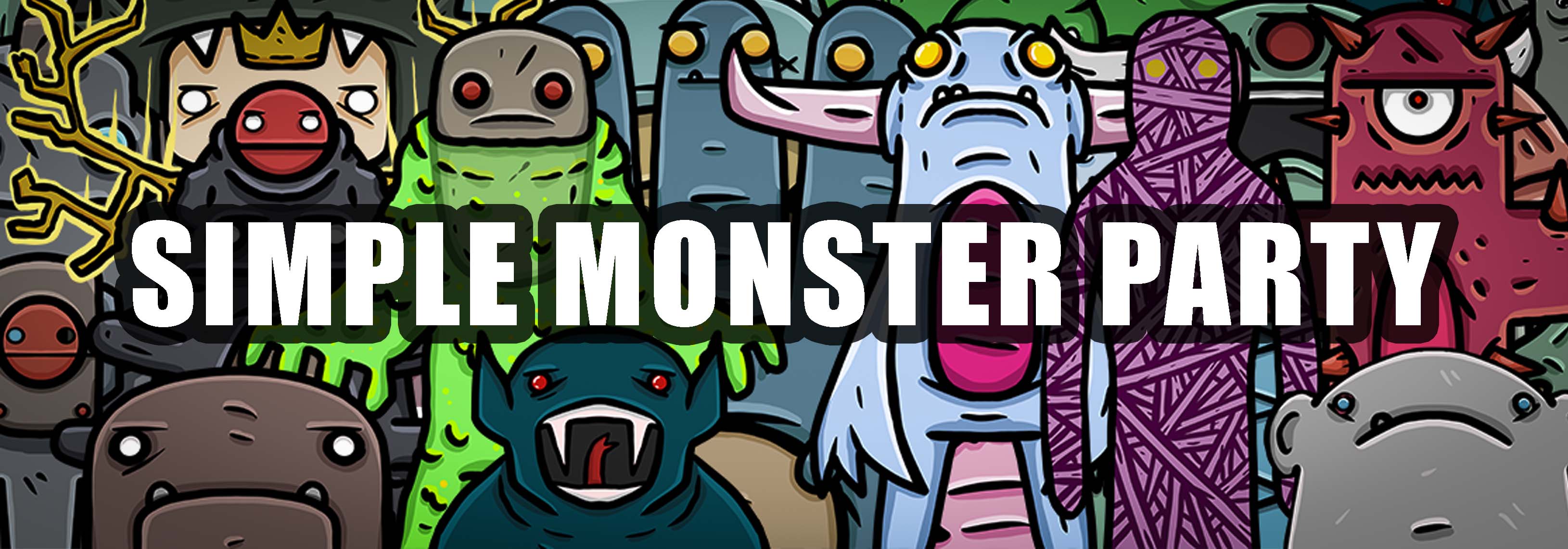 Simple Monster Party banner